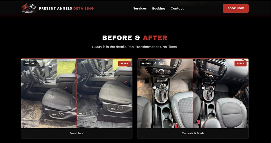 Present Angels Detailing before and after gallery